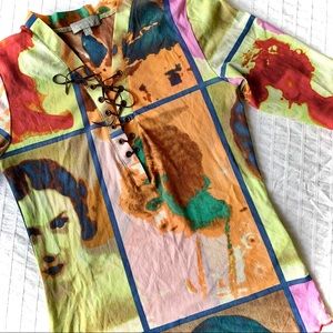 3 for $30 Marc Aurel 3/4 Sleeve Graphic Top